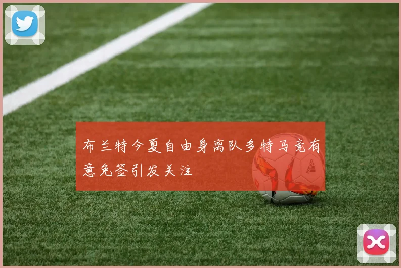 布兰特今夏自由身离队多特马竞有意免签引发关注